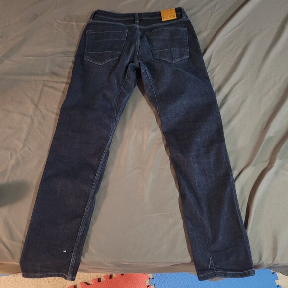 DU/ER Jeans Mens 31x30 Blue L2X Slim Fit Dark Wash Stretch Athleisure Denim - Picture 5 of 11